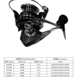 Fishing reel #233165 (Serial number: GX6000)