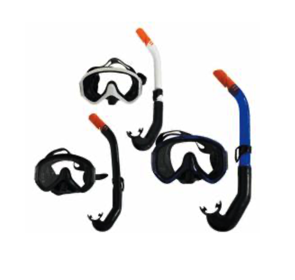 Adults' swim mask with snorkel #MS-1557/1690