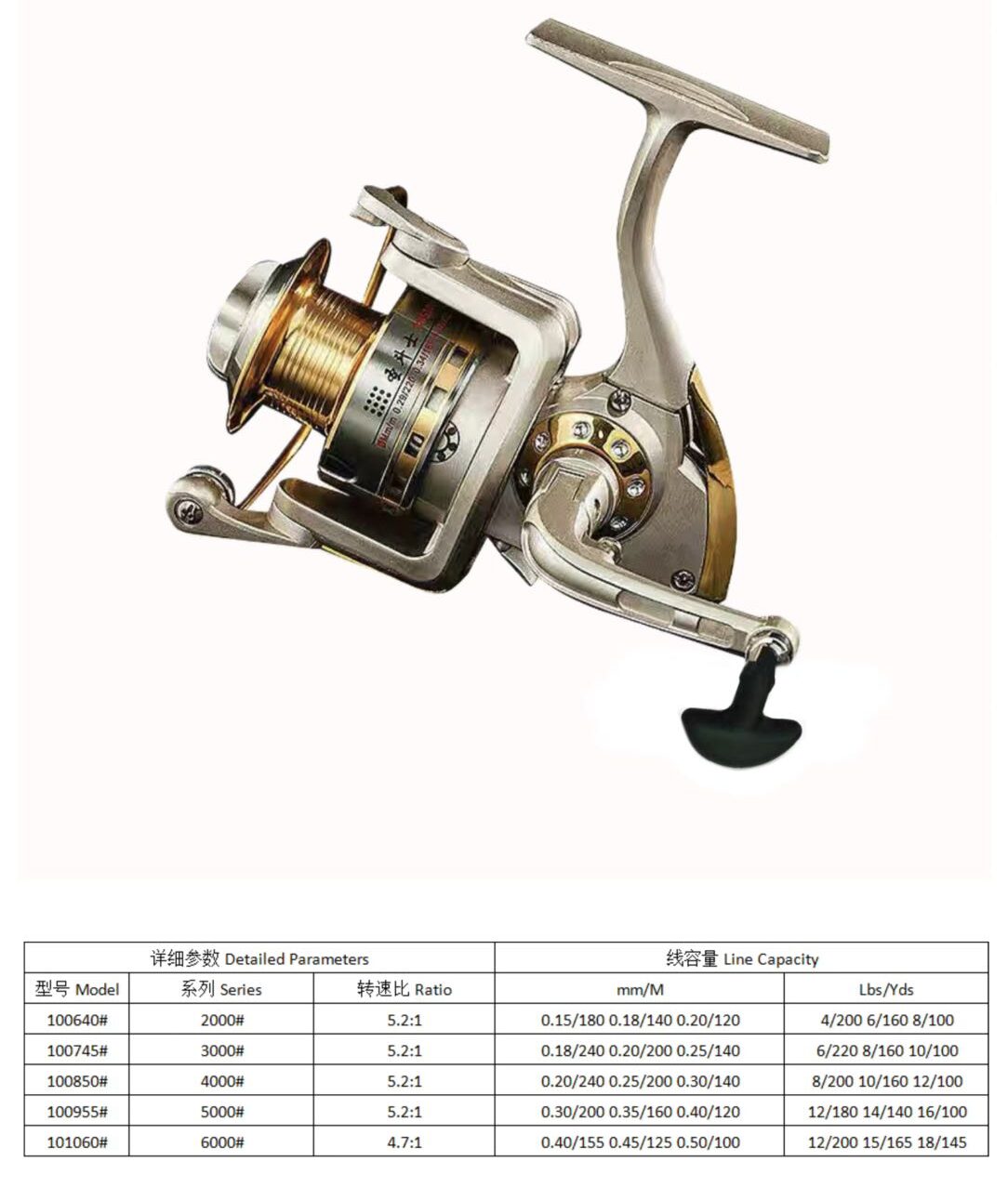 Fishing reel #100850(Serial number: YK3000)