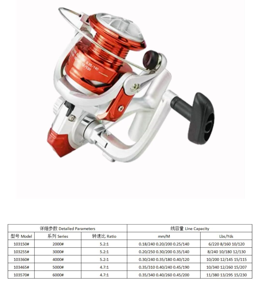 Fishing reel #1032552 (Serial number: NF3000)
