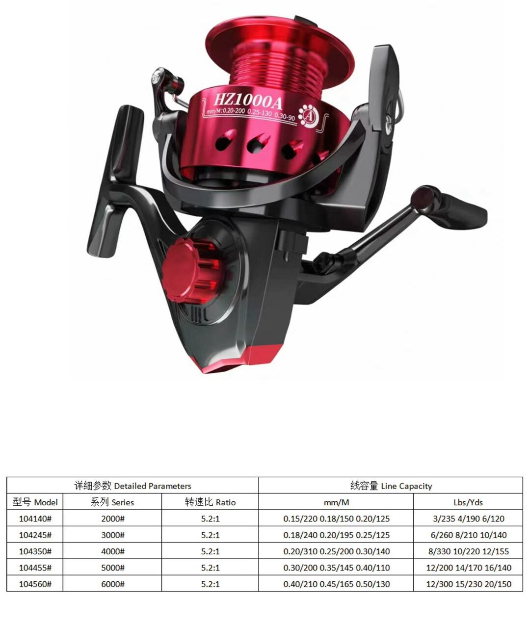 Fishing reel #1044555 (Serial number: CH5000)