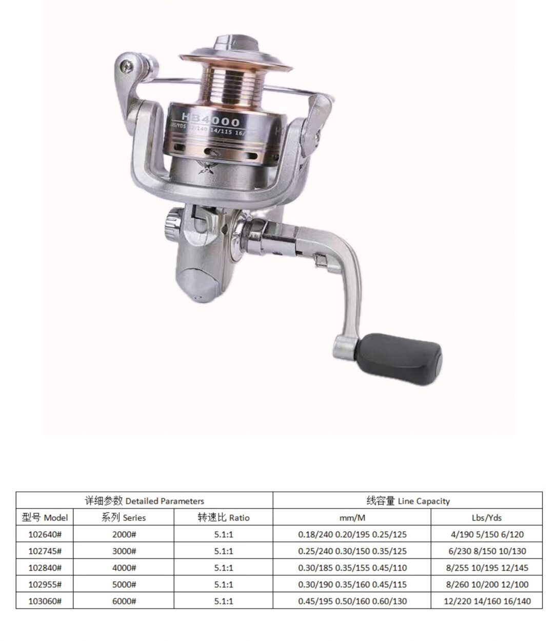Fishing reel #102640 (Serial number: 2000)